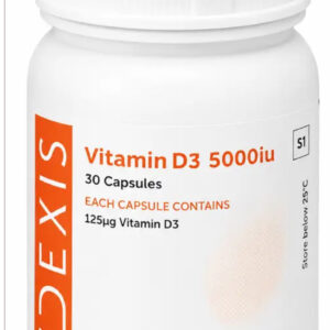 iDEXIS Vitamin D3 5000 IU, 30 capsules